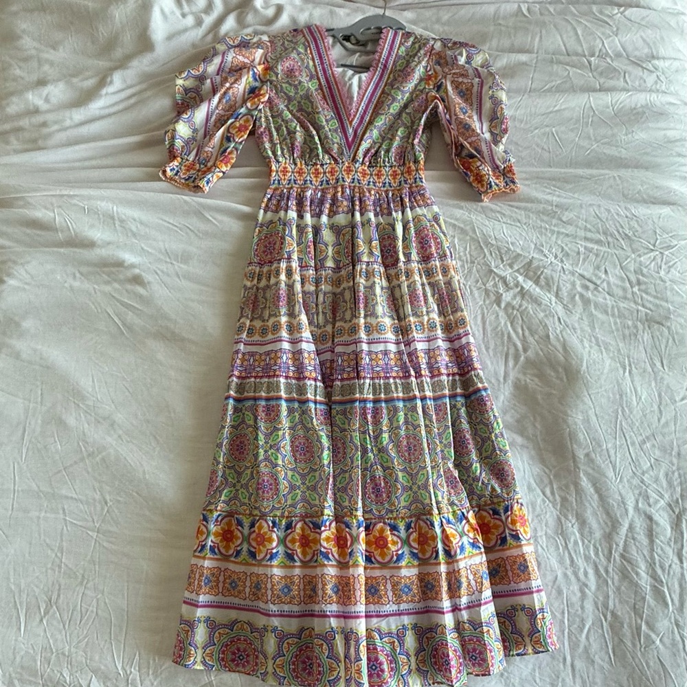 New HALE BOB jessamy tiered midi dress in pink